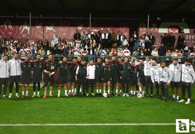 A Milli Takım ilk çalışmasını gerçekleştirdi