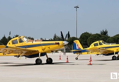 Bakım için Hırvatistan'a giden yangın söndürme uçağıyla irtibat kesildi