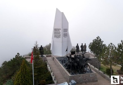 Polatlı'daki Duatepe Anıtı, soğuk havaya rağmen ziyaret ediliyor!