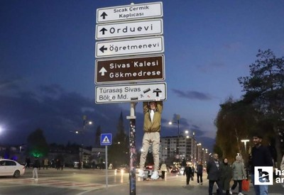 Ankara'da başlayan tabela akımı Sivas'a sıçradı!