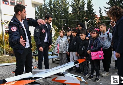 Ankara'daki bir okulda Filistinli çocuklar için etkinlik düzenlendi