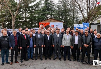 Keçiören Belediye Başkanı Mesut Özarslan özel halk otobüsü şoförlerini ziyaret etti