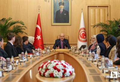 Numan Kurtulmuş Ankara'da çocuk temsilcileriyle buluştu