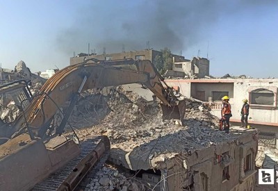 Gazze'de enkaz altındaki Filistinlilerin cenazeleri için çalışma başlatıldı