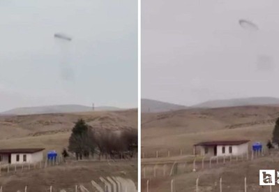 Gölbaşı'nda sığırcık kuşlarının dansı büyüledi