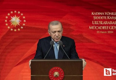 Cumhurbaşkanı Erdoğan: 'Kadına ve çocuğa karşı şiddet insanlığa ihanettir'