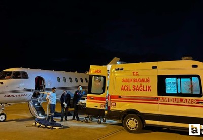 11 yaşındaki kalp hastası çocuk ambulans uçakla Van'dan Ankara'ya getirildi