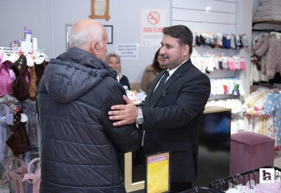 Kahramankazan Belediye Başkanı Çırpanoğlu esnaf ziyaretinde bulundu