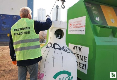 Keçiören Belediyesi'nden geri dönüşüme büyük katkı