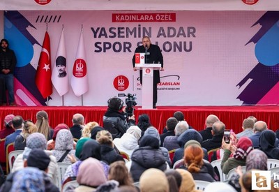 Keçiören'de Yasemin Adar Spor Salonu kadınların kullanımına açıldı!