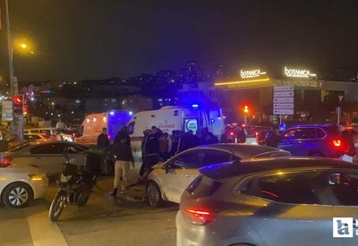 Etimesgut'ta otomobil ile 2 motosiklet çarpıştı: 2 kişi yaralandı