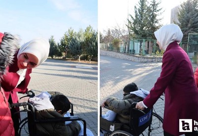 Bakan Göktaş'tan Ankara'da devlet korumasına alınan Adnan'a ziyaret