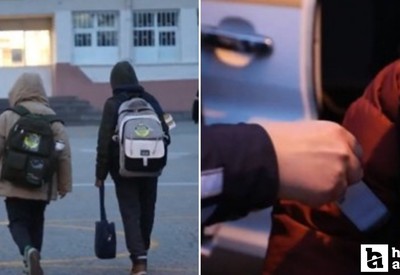 ABB'den çocukların trafikte görünür olması için reflektörlü kol bandı ve sticker dağıtıyor!