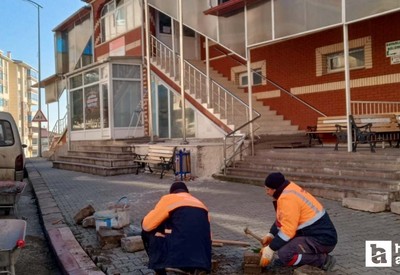 Pursaklar Belediyesi, Mimar Sinan Camisi'nde çevre düzenlemesi gerçekleştirdi