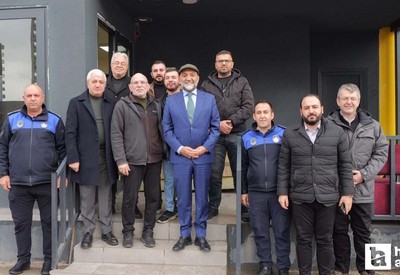 Etimesgut Belediye Başkan Yardımcılarından taksi duraklarına ziyaret