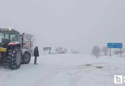 Beypazarı beyaza büründü: Kar kalınlığı 15-20 santimetreye ulaştı