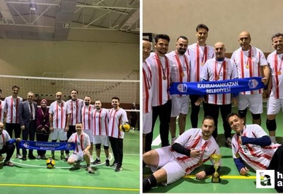 Kahramankazan Belediyesi Voleybol Takımı, turnuvada 3. oldu