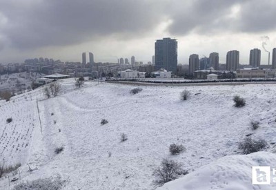 Ankara'da kar yağışı etkili oldu: Dikmen ve Eymir beyaza büründü!