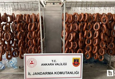 Polatlı'da 11 bin 400 kilogram sahte gıda ve et yakalandı
