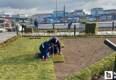 Sincan'da ekipler kuru peyzaj çalışmalarına devam ediyor!