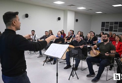 Etlik Şehir Hastanesi'nde çalışanlar Türkülerle Şifa konserine hazırlanıyorlar