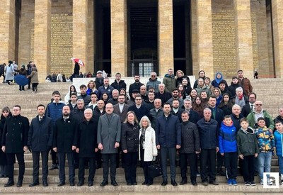 Mübadillerin torunları 103. yılda Anıtkabir'i ziyaret ettiler