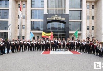 Pursaklar Belediyesi önünde Oğuzların Yaren geleneği yaşatıldı!