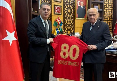 Gençlerbirliği Başkanı Haydar Arda Çakmak'tan Devlet Bahçeli'ye ziyaret