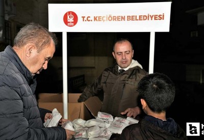 Keçiören Belediyesi, Berat Kandili dolayısıyla kandil simidi ikramında bulundu