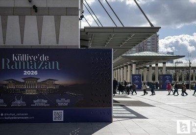 13 Filistinli öğrencinin resim sergisi Cumhurbaşkanlığı Külliyesi'nde!