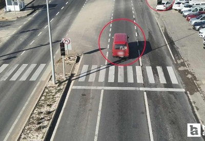 Kırşehir'de ana arterlerde dron destekli kırmızı ışık uygulaması