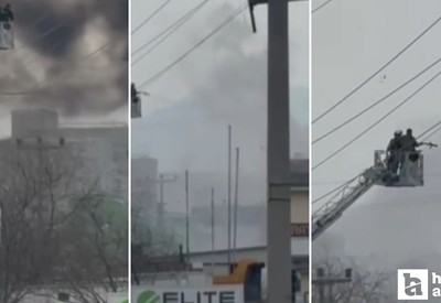 Sincan'daki bir imalat atölyesinde yangın çıktı!