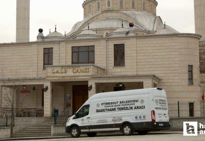 Etimesgut Belediyesi'nden ilçe genelinde camilerde kapsamlı temizlik çalışması