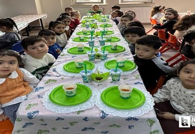 Pursaklar Belediyesi kreşlerinde miniklerin tekne orucu sevinci