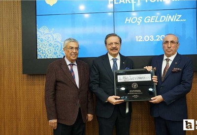 Polatlı'da iş dünyası düzenlenen iftar programında bir araya geldi