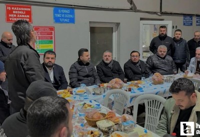Başkan Ercan belediye personelleriyle sahur programında bir araya geldi
