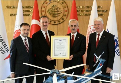 Türkiye'nin yerli ve milli helikopteri GÖKBEY için sertifika töreni yapıldı