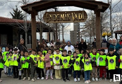 Pursaklar Belediyesi minikleri Endemik Vadi'de ağırladı