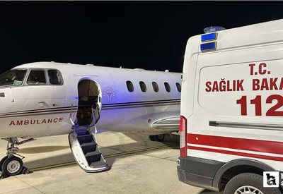 Ambulans uçak 18 günlük bebeği tedavi için Tokat'tan Ankara'ya getirdi