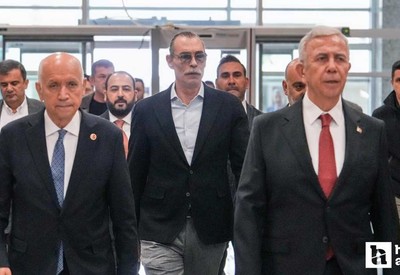 Etimesgut Belediye Başkanı Beşikcioğlu, ABB Başkanı Yavaş'ın basın açıklamasına katıldı