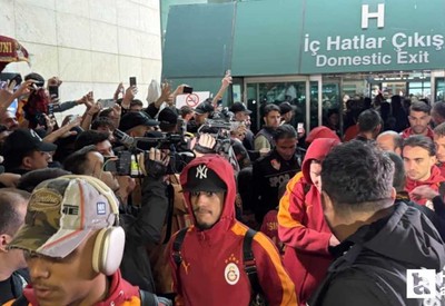 Galatasaray kafilesi, Gençlerbirliği maçı için Ankara'ya geldi