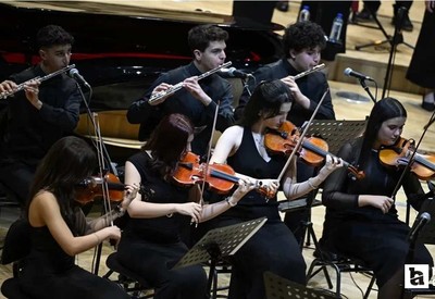 Hataylı depremzede öğrencilerden CSO Ada Ankara'da müzik ziyafeti