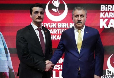 Büyük Birlik Partisi Ankara İl Kongresi'nde Hamza Kurt güven tazeledi