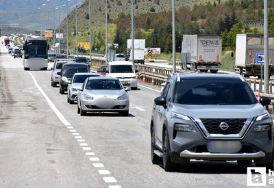 'Kilit kavşak'ta bayram yoğunluğu devam ediyor