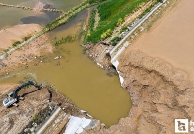 Çorum'da çeltik tarlaları sular altında kaldı