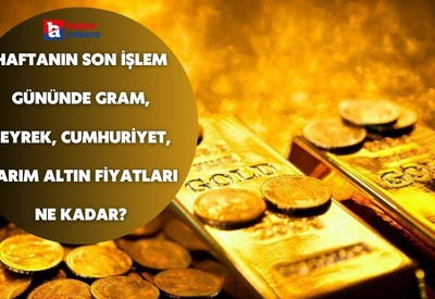 21 Temmuz gram, çeyrek, cumhuriyet, yarım altın fiyatları ne kadar?