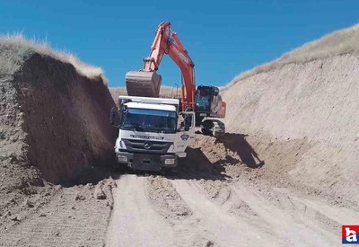 Pursaklar'da yeni yol yapım çalışmaları devam ediyor