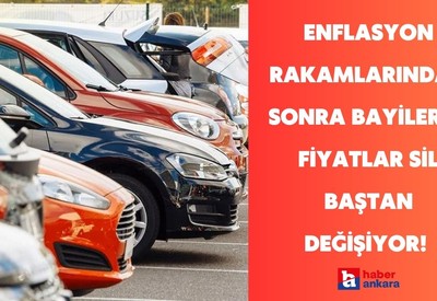 Enflasyon rakamlarından sonra bayilerde fiyatlar sil baştan değişiyor! Fiyatlar resmen fırlıyor