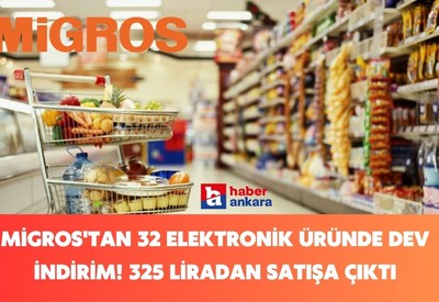 Migros'tan 32 elektronik üründe dev indirim! 325 liradan Çaycı airfryer kahve makinesi satışa çıktı