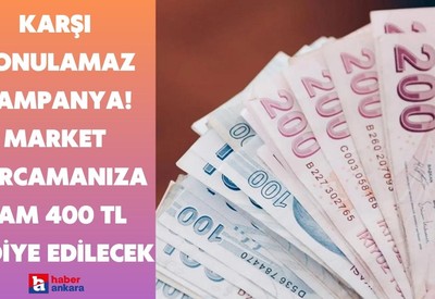İş Bankası'ndan karşı konulamaz kampanya! Market harcamanıza tam 400 TL hediye edilecek